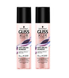 2xPack Schwarzkopf Gliss Kur Anti-split Express Repair Conditioner - 400 ml