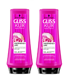 2xPack Schwarzkopf Gliss Kur Seductively Long Hair Protection Conditioner - 400 ml