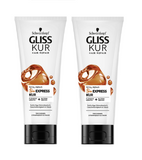 2xPack Schwarzkopf Gliss Kur Total Repair 1-Minute Express Treatment - 400 ml