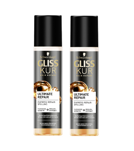 2xPack Schwarzkopf Gliss Kur Ultimate Repair Express Repair Conditioner - 400 ml