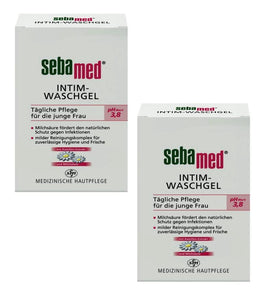 2xPack SEBAMED Intimate Wash Gel pH 3.8 for Younger Women - 400 ml