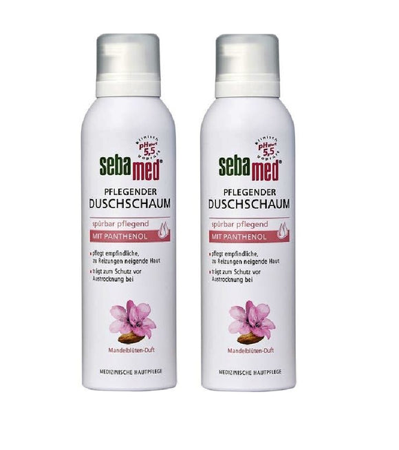 2xPack Sebamed Nourishing Shower Foam with Panthenol - 400 ml