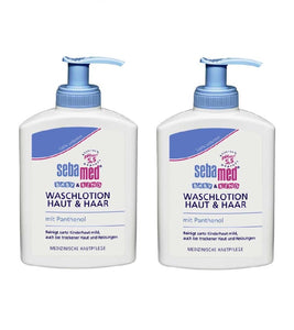 2xPack SEBAMED  Baby & Child Wash Lotion for Skin & Hair - 200 ml each