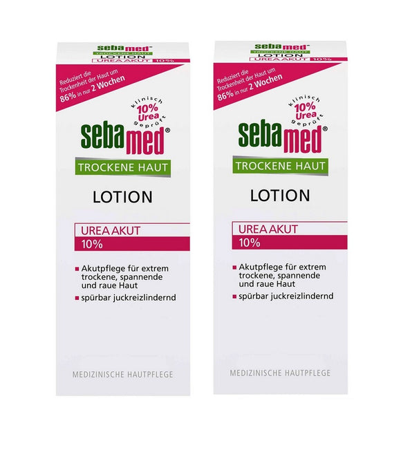 2xPack Sebamed Acute Dry Skin Body Lotion 10% Urea - 400 ml