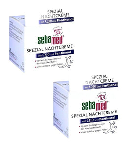 2xPack Sebamed Special Q10 Night Cream with Panthenol - 150 ml