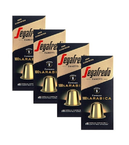 4xPack Segafredo 100% Arabica Coffee Capsules - 40 Capsules