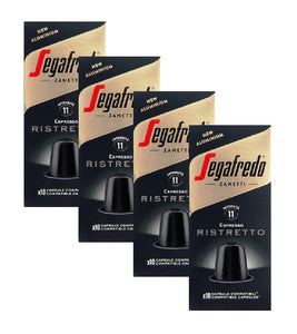 4xPack Segafredo Espresso Ristretto Coffee Capsules - 40 Capsules