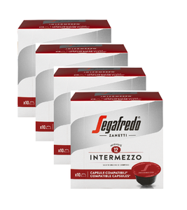 4xPack Segafredo Intermezzo Dolce Gusto Coffee Capsules - 40 Capsules