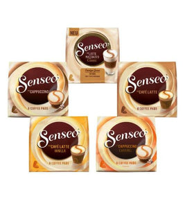 SENSEO Milk Coffee Pads - 5  Different Varieties - 42 Pads