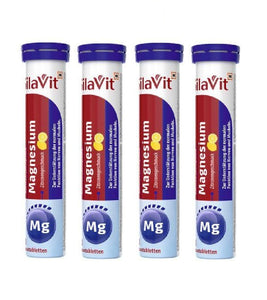 4xPack SilaVit Effervescent Tablets - Magnesium - 80 Pcs