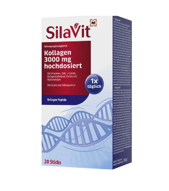 SilaVit Collagen 3000 mg High Dosage - 20 Sticks