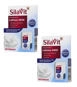 2xPack SilaVit Lactase 6000 Tablets - 200 Pcs