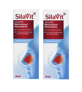 2xPack SilaVit Seawater Nasal Spray - 40 ml