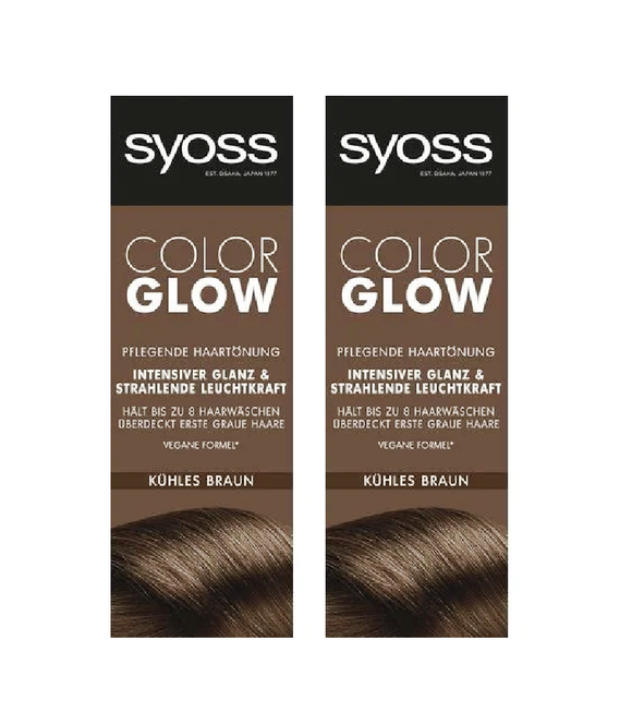 2xPack Syoss Color GLOW Nourishing Hair Tint - 7 Varities