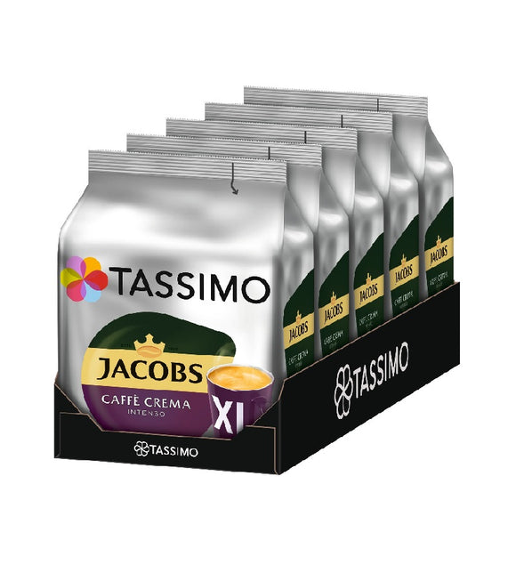4-Packs TASSIMO Jacobs Caffè Crema Intenso XL T Discs 4x16  Capsules