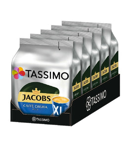 4-Packs TASSIMO Jacobs Caffè Crema Mild XL T Discs Coffee Capsules 4x16 Drinks