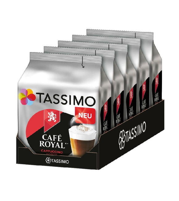 4-Packs TASSIMO Café Royal Cappuccino Forte T Discs Coffee Capsules