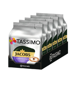 4-Packs TASSIMO Jacobs Cappuccino Choco T Discs Coffee Capsules 4 x 8 Drinks