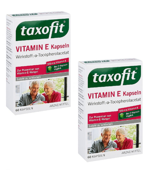 2xPacks TAXOFIT Vitamin E Capsules - 120 Capsules