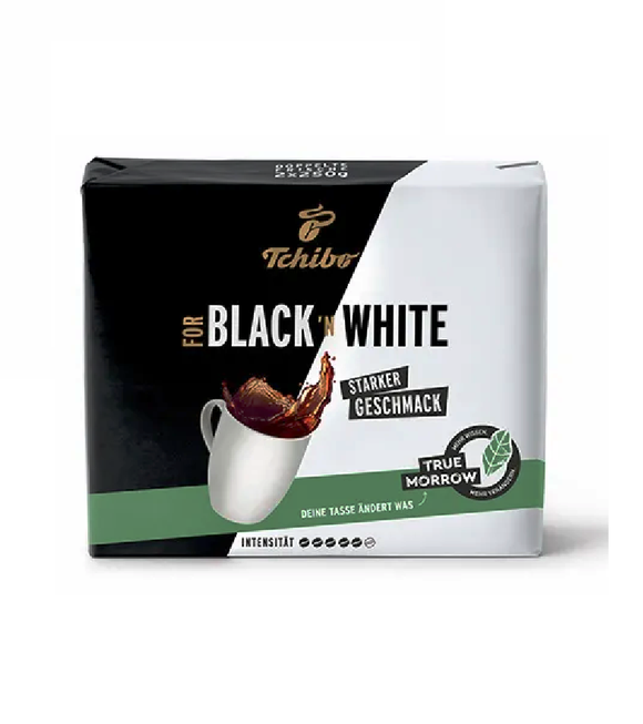 Tchibo BLACK 'N WHITE  Ground Coffee - 500g