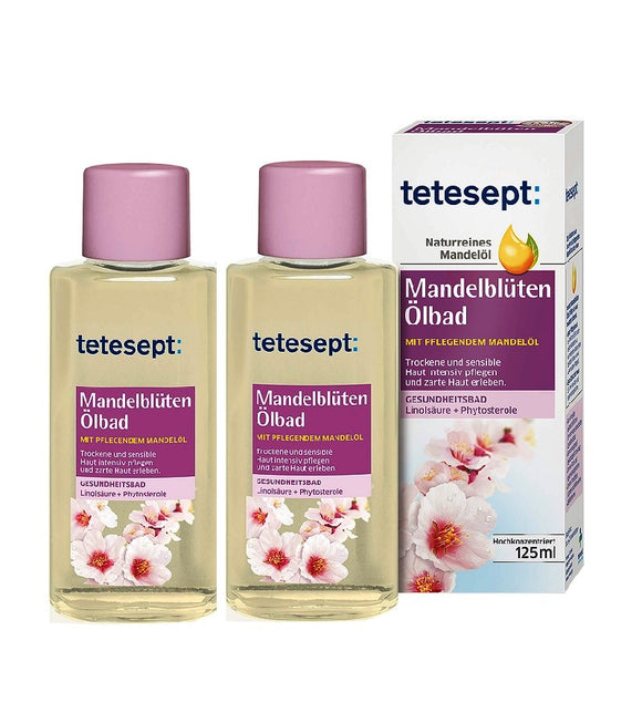 2xPack Tetesept Almond Blossom Oil Bath - 250 ml