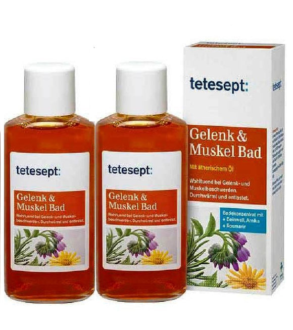 2xPack Tetesept Joint & Muscle Relief Bath Oil - 250 ml