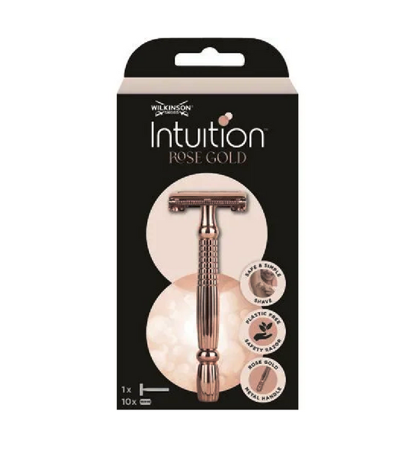 WILKINSON Sword Intuition Rose Gold Safety Razor – Eurodeal.shop