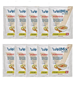 10xPack WellMix Balance Apple-cinnamon Porridge for Weight Control  - 550 g