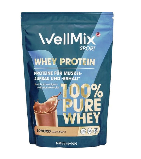 WellMix Sport 100% Pure Whey Protein Chocolate Flavor Powder Mix  - 450 g
