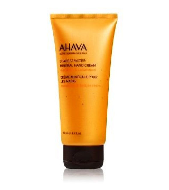 AHAVA Deadsea Plants Mandarin & Cedarwood Hand Cream for Women - 100 ml