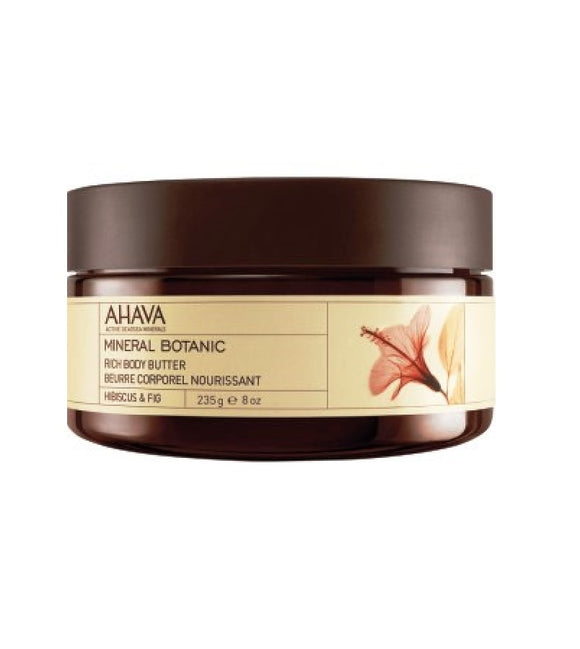 AHAVA Mineral Botanic Rich Hibiscus-Fig Body Butter for Women - 235 g
