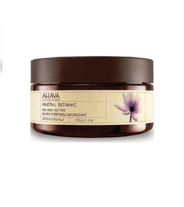 AHAVA Mineral Botanic Rich Lotus-Chestnut Body Butter for Women - 235 g