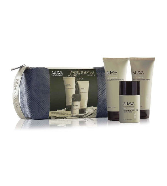 AHAVA Time to Energize Travel Essentials Body Care Set for Men