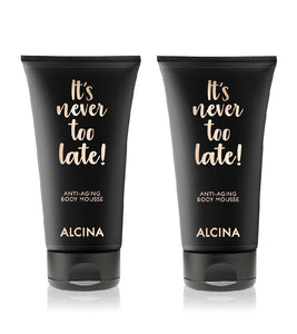 2xPack ALCINA It's Never Too Late! Anti-aging Body Mousse - 300 ml