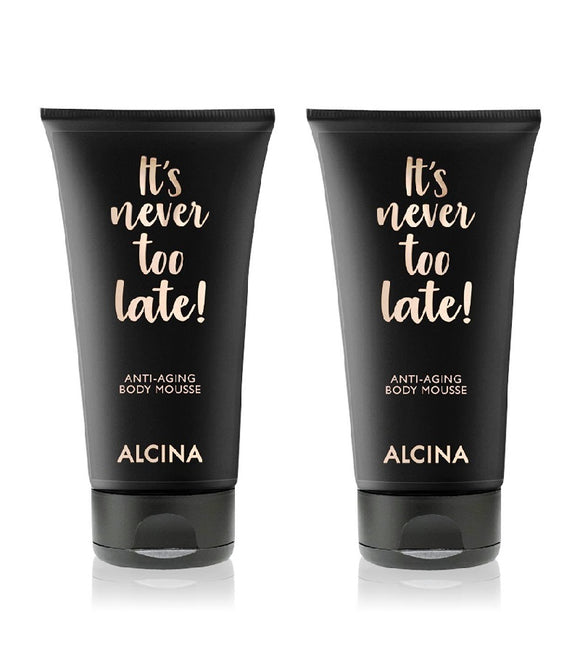 2xPack ALCINA It's Never Too Late! Anti-aging Body Mousse - 300 ml