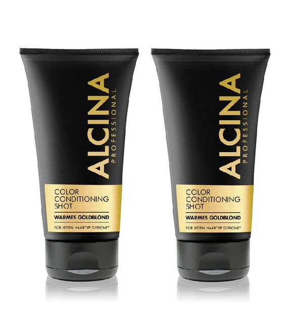 2xPack ALCINA Color Conditioning Shot Gold Hair Conditioner - 300 ml