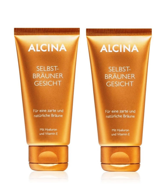 2xPack ALCINA Self Tanning Face Cream - 100 ml
