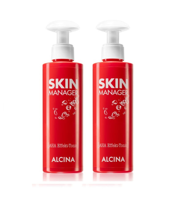 2xPack ALCINA Skin Manager Facial Tonic with Fruit Acids - 380 ml