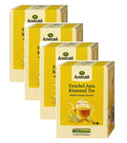 4xPacks Alnatura Fennel, Anise & Cumin Tea Bags - 200 Bags