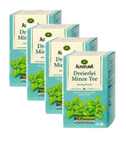 4xPacks Alnatura Organic Triple Mint tea Tea Bags - 80 Bags