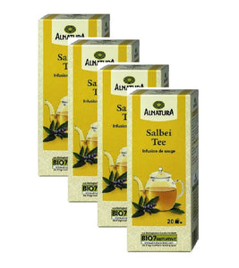 4xPacks Alnatura Organic Sage Tea Bags - 80 Bags