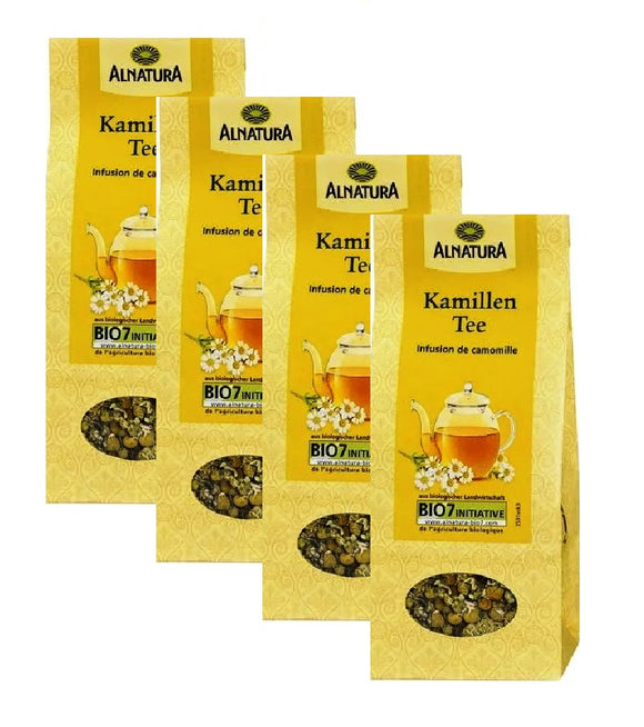 4xPacks Alnatura Organic Chamomile Loose Tea - 160 g
