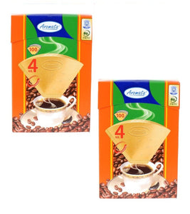 200 AROMATA Super Premium No 4 Coffee Filter Cones (2x100-packs) *FREE SHIPPING* - Eurodeal.shop