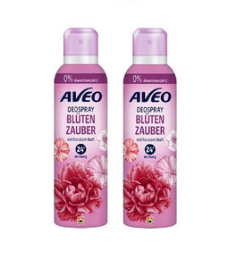 2xPack AVEO Blossom Magic Deodorant Spray - 400 ml