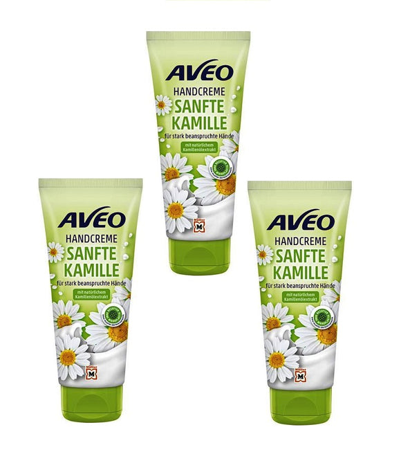 3xPack AVEO Chamomile Hand Cream - 300 ml