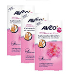 3xPacks AVEO Cold Wax Strips for Bikini Line and Armpits with Aloe Leaf Extracts - 48 Pcs