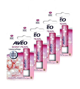 4xPack AVEO Shiny Pearl Lip Care Balm Sticks - 19.2 g
