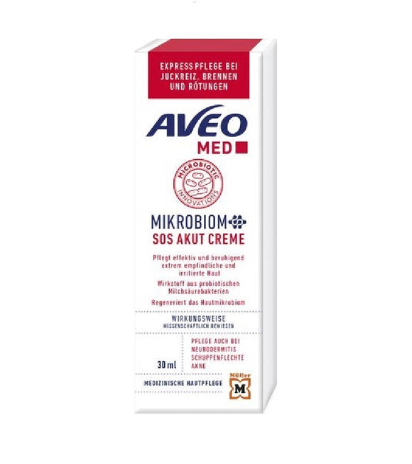 AVEO MED Microbiome SOS Acute Medical Skin Care Cream - 30 ml