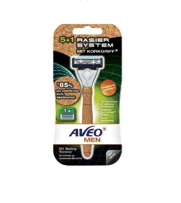 AVEO MEN 5.1 Shaving System Razoer with Cork Handle