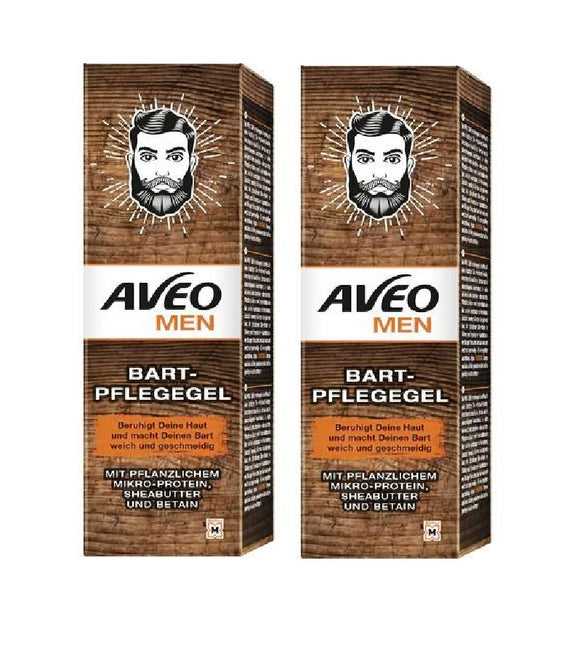 2xPack AVEO MEN Beard Care Gel - 100 ml